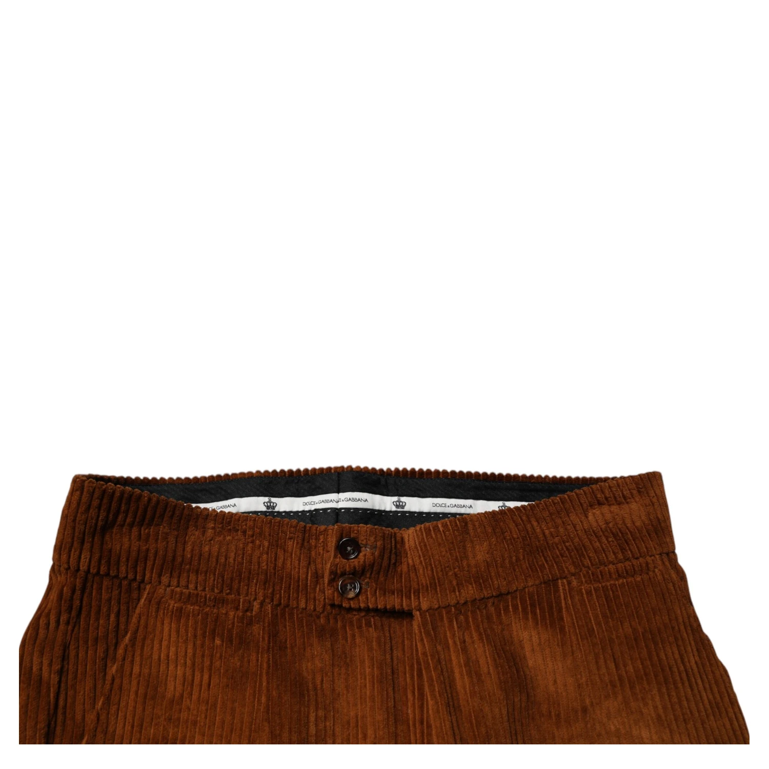 Dark Brown Corduroy Cotton Skinny Denim Jeans