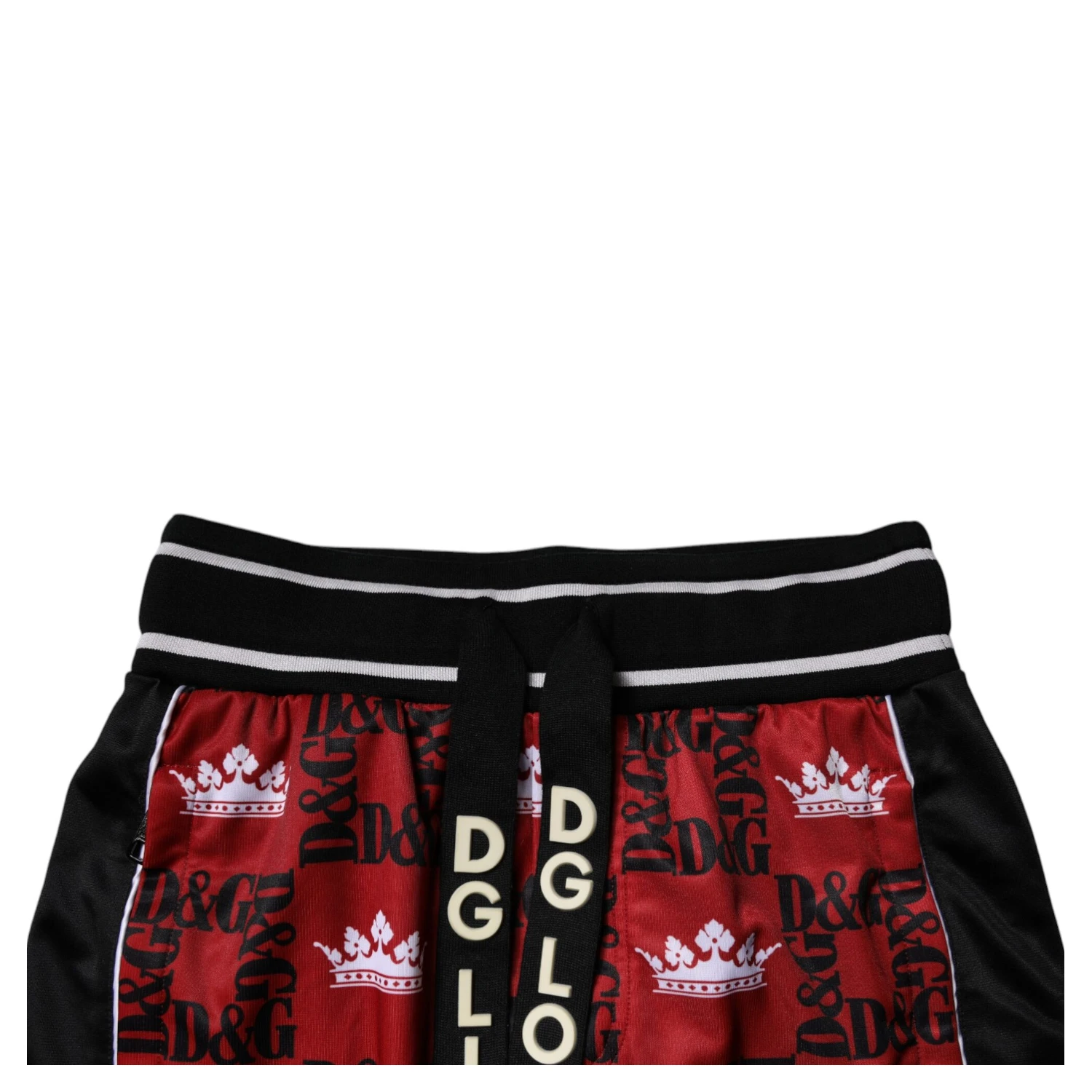 Red Crown Logo Monogram Men Sweatpants Pants