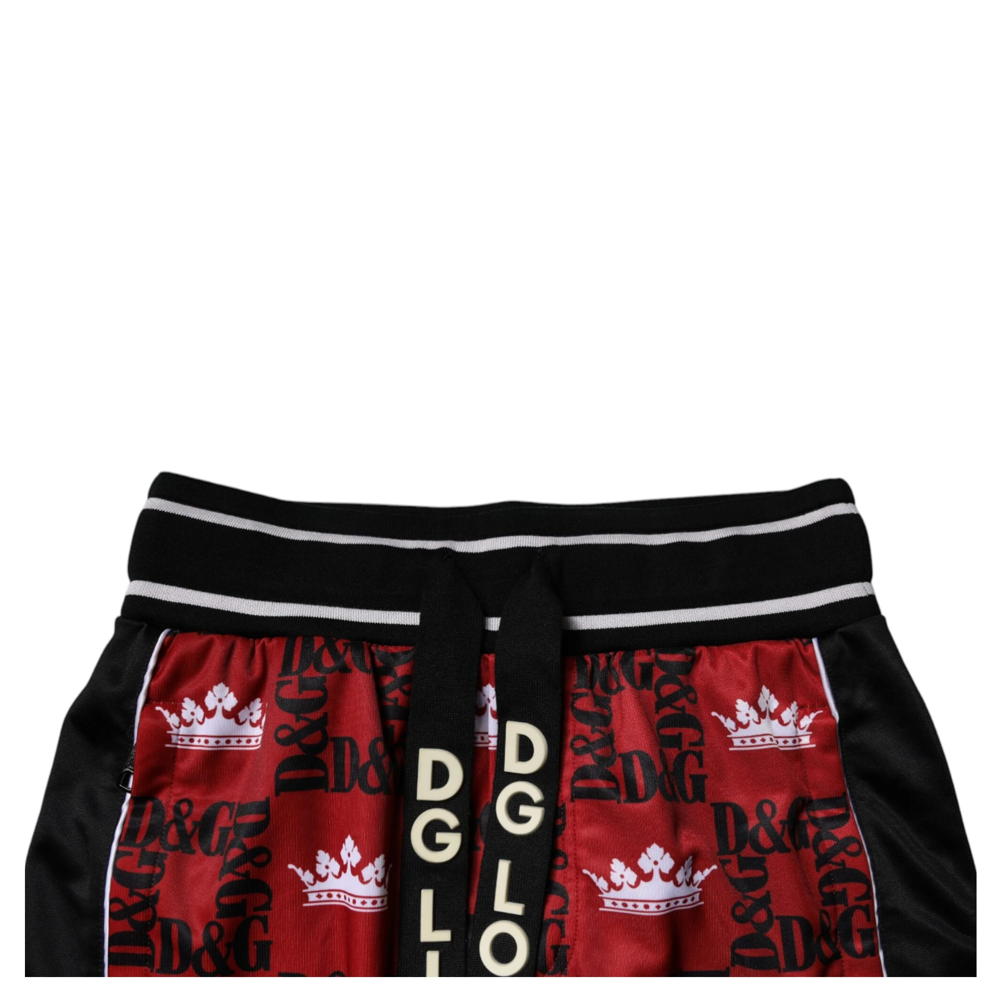 Red Crown Logo Monogram Men Sweatpants Pants