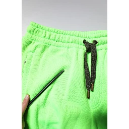 Green Patchwork Camouflage Men Cargo Shorts