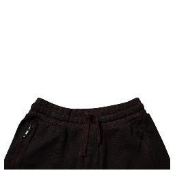 Maroon Cotton Sweatshorts Men Bermuda Shorts