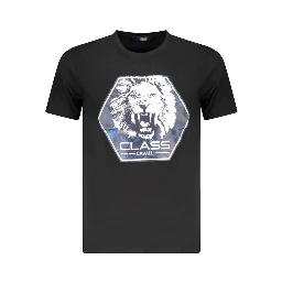 Black Cotton T-Shirt