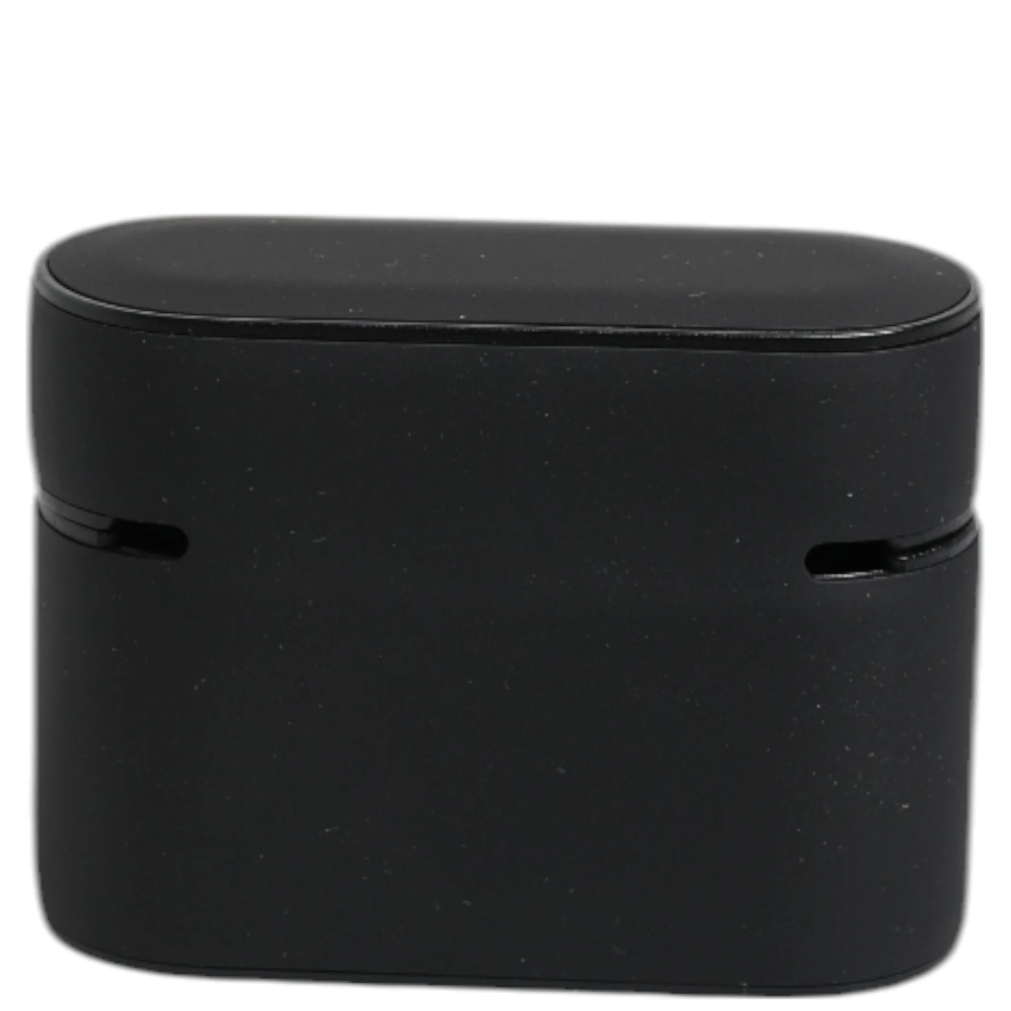 Black Orange Silicone Embossed Logo Airpods Case