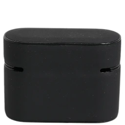 Black Orange Silicone Embossed Logo Airpods Case