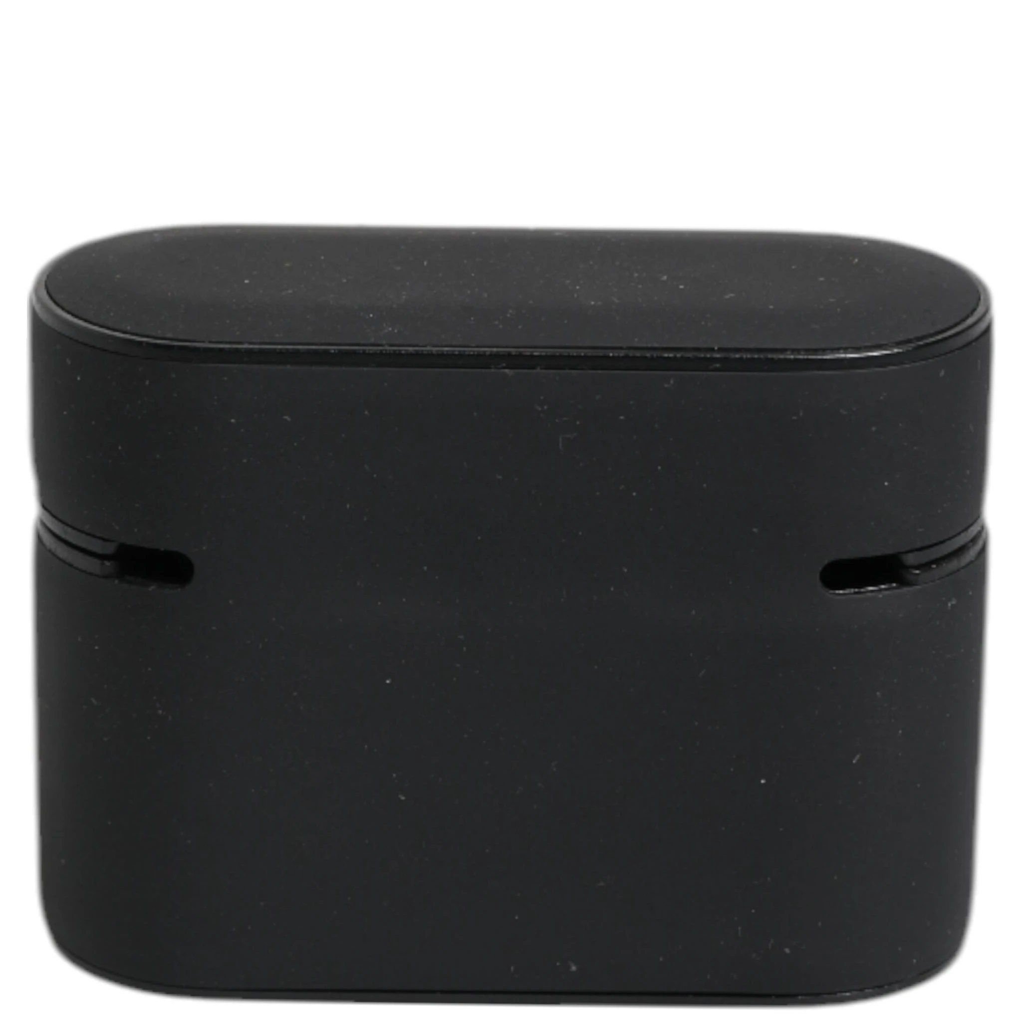 Black Orange Silicone Embossed Logo Airpods Case