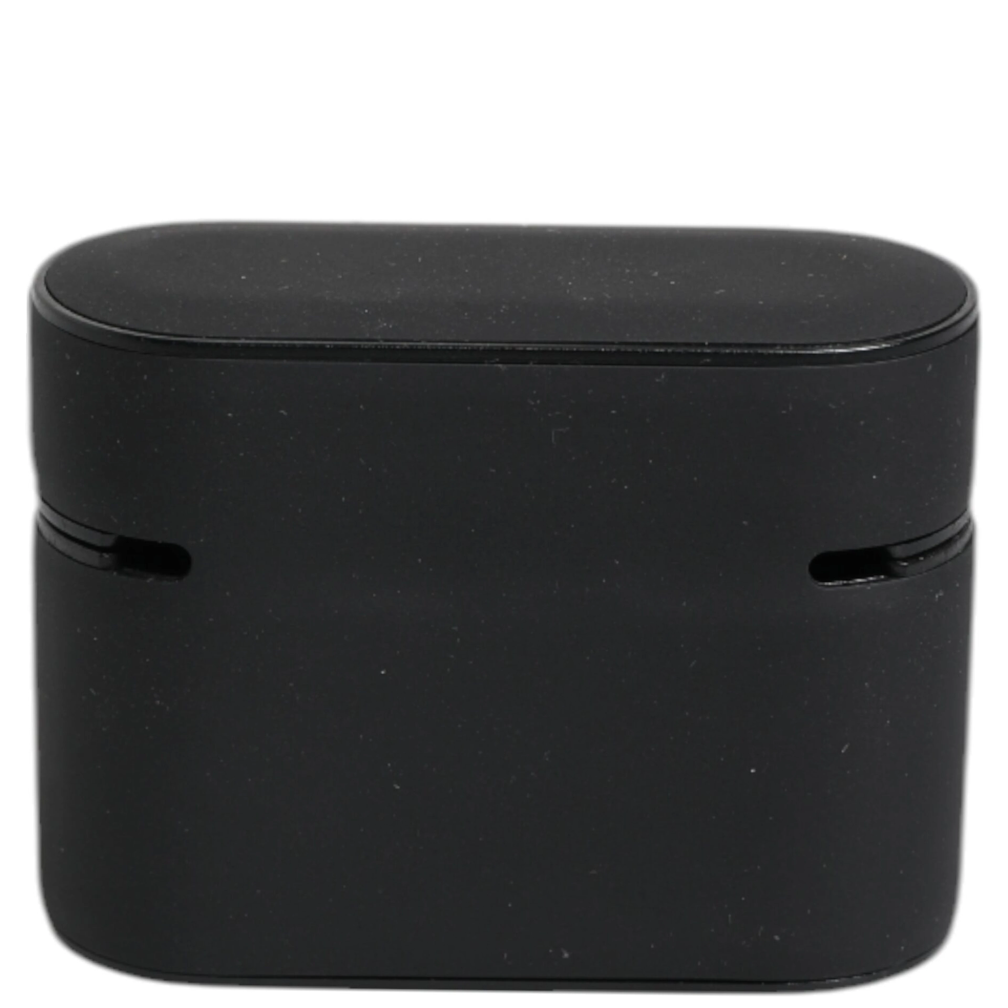Black Orange Silicone Embossed Logo Airpods Case