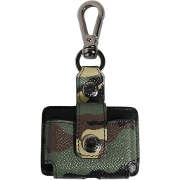 Multicolor Camouflage Leather Airpods Case