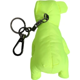 Green Bear Embroidered Logo Keychain Clasp Keyring