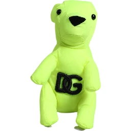 Green Bear Embroidered Logo Keychain Clasp Keyring