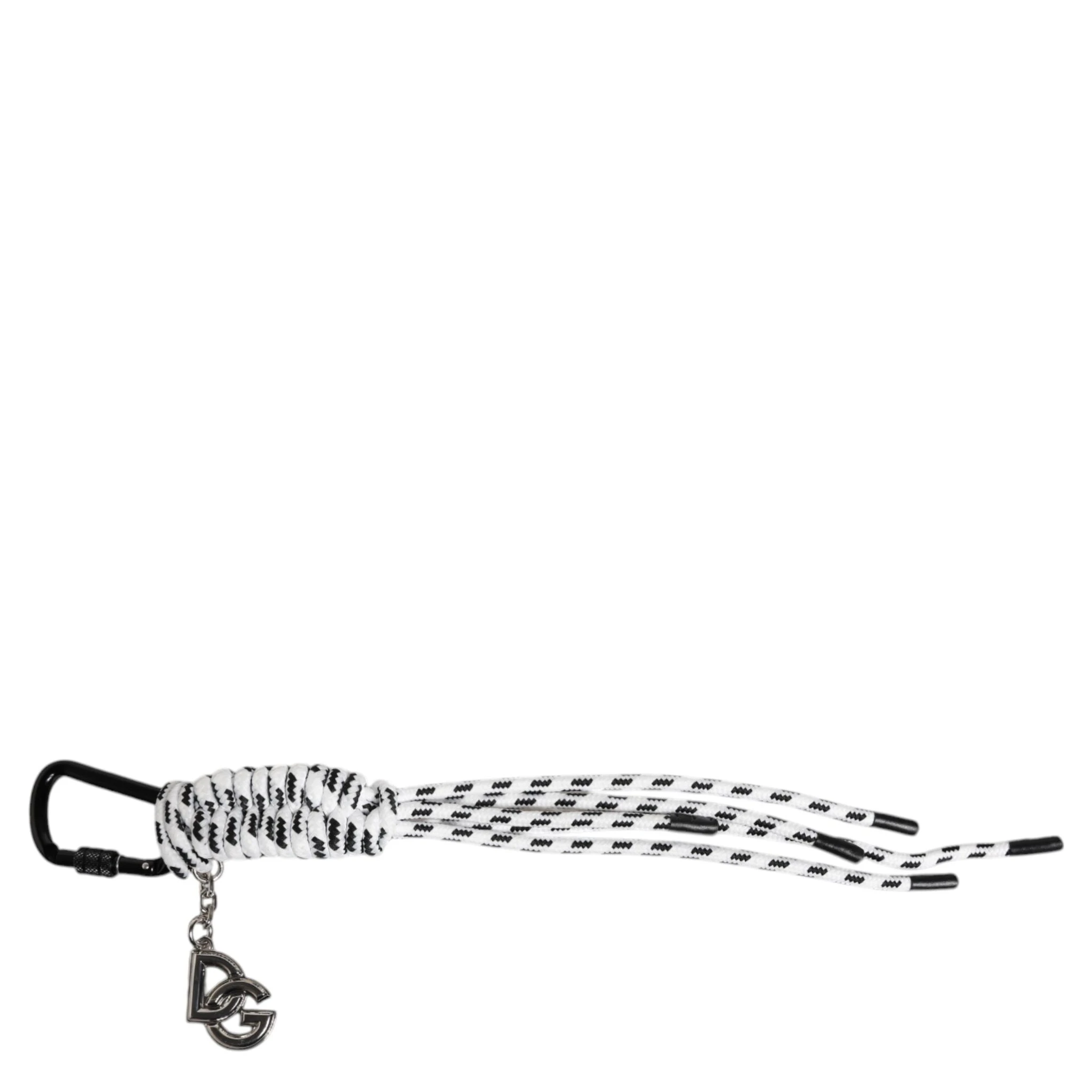 Multicolor Tape String DG Logo Keychain Polyester Keyring