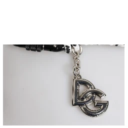 Multicolor Tape String DG Logo Keychain Polyester Keyring