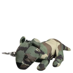 Multicolor Camouflage Animal Silhouette Keychain Keyring