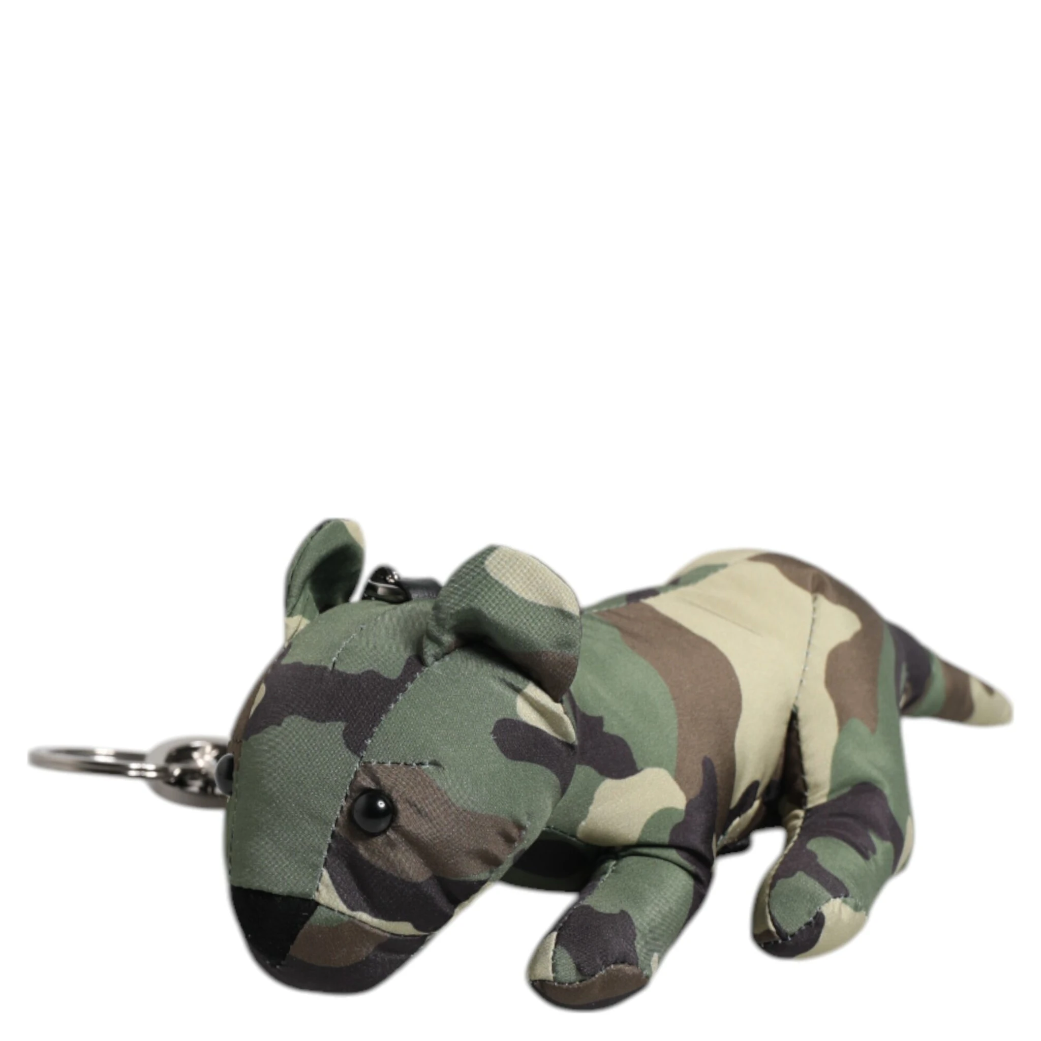 Multicolor Camouflage Animal Silhouette Keychain Keyring