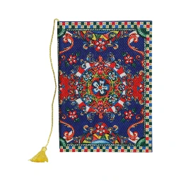 Multicolor Polyester Carretto Siciliano Print Notebook