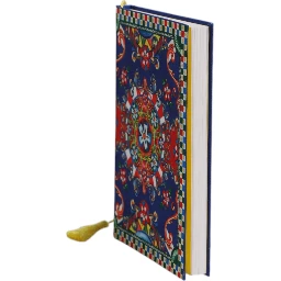 Multicolor Polyester Carretto Siciliano Print Notebook
