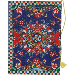 Multicolor Polyester Carretto Siciliano Print Notebook