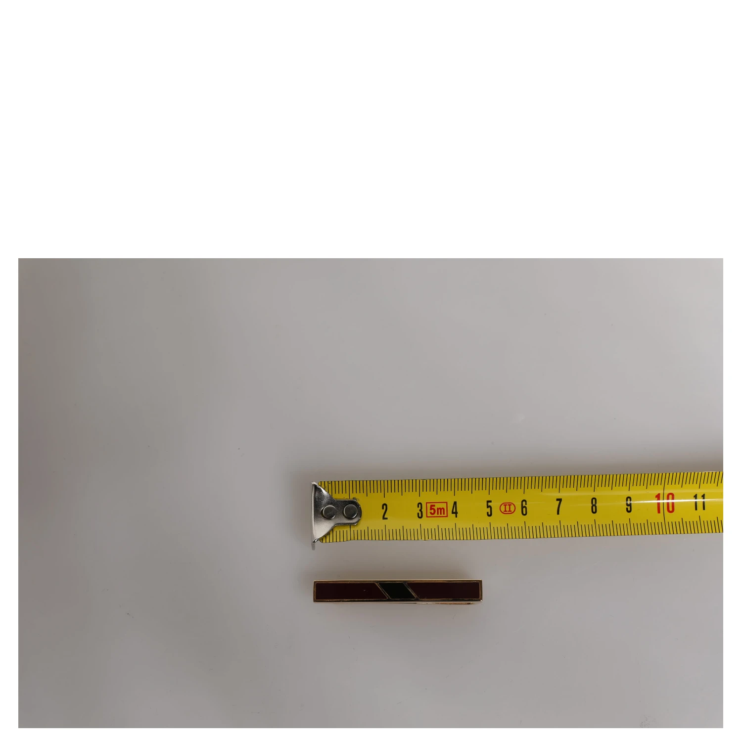 Multicolor Gold Tone Brass Tie Clip Bar