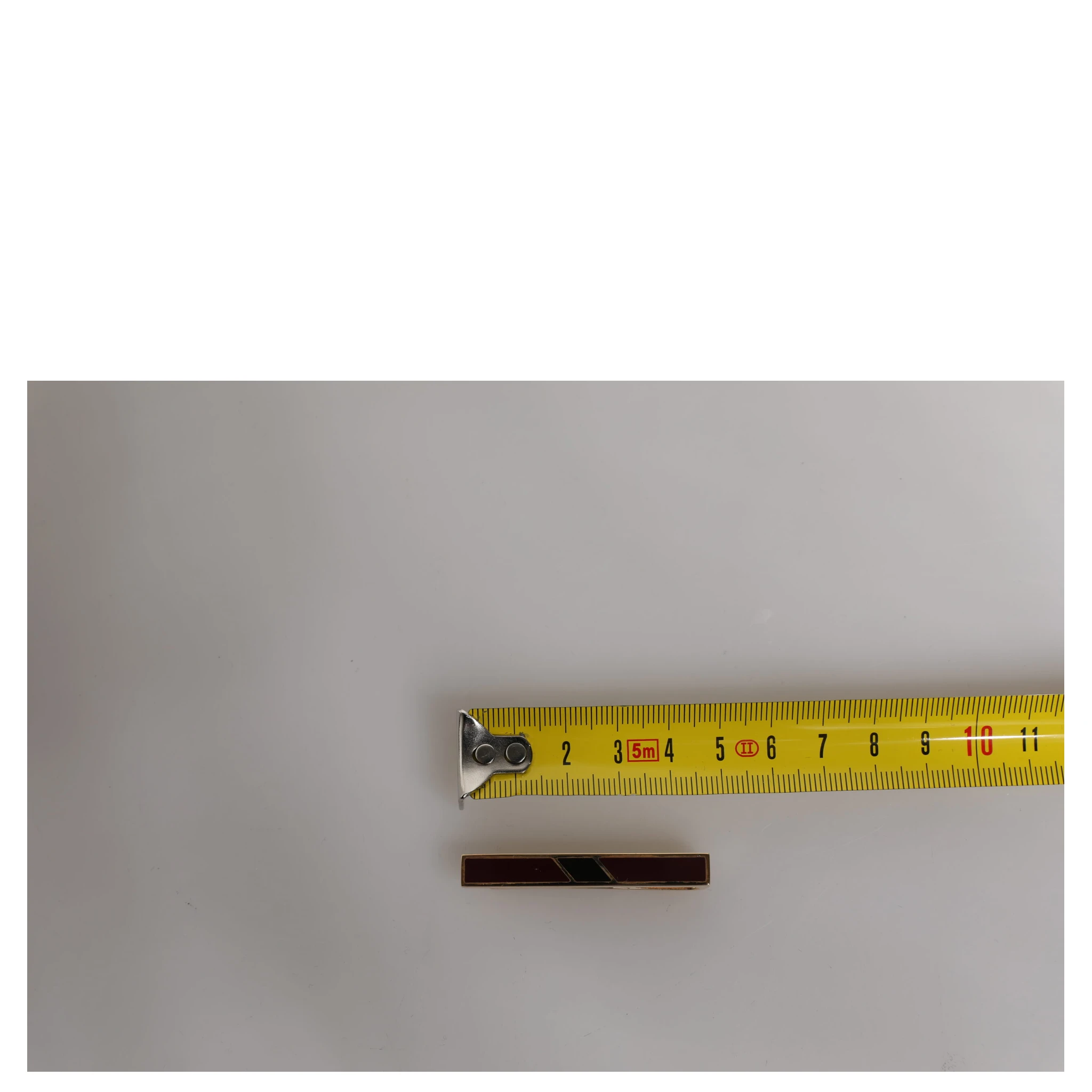 Multicolor Gold Tone Brass Tie Clip Bar