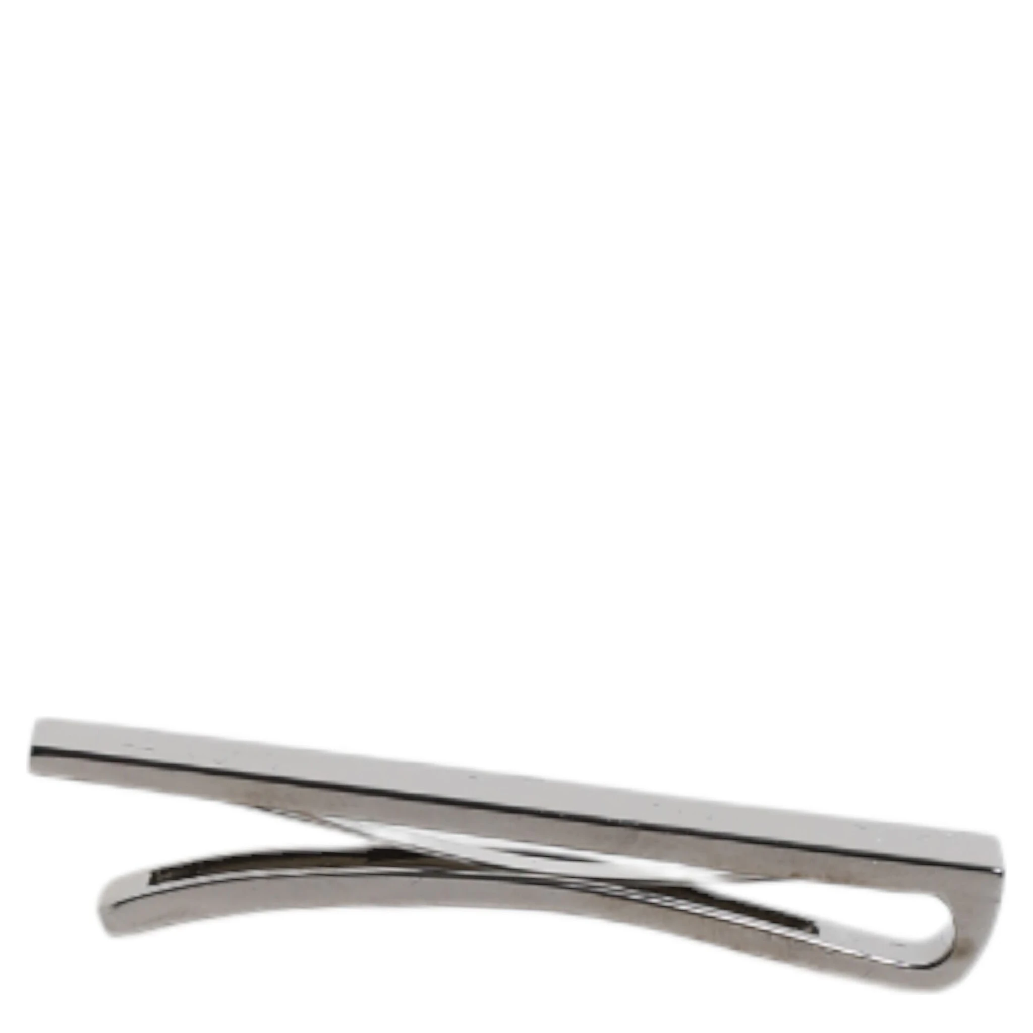 Black Tone Brass Logo Branded Tie Clip Bar