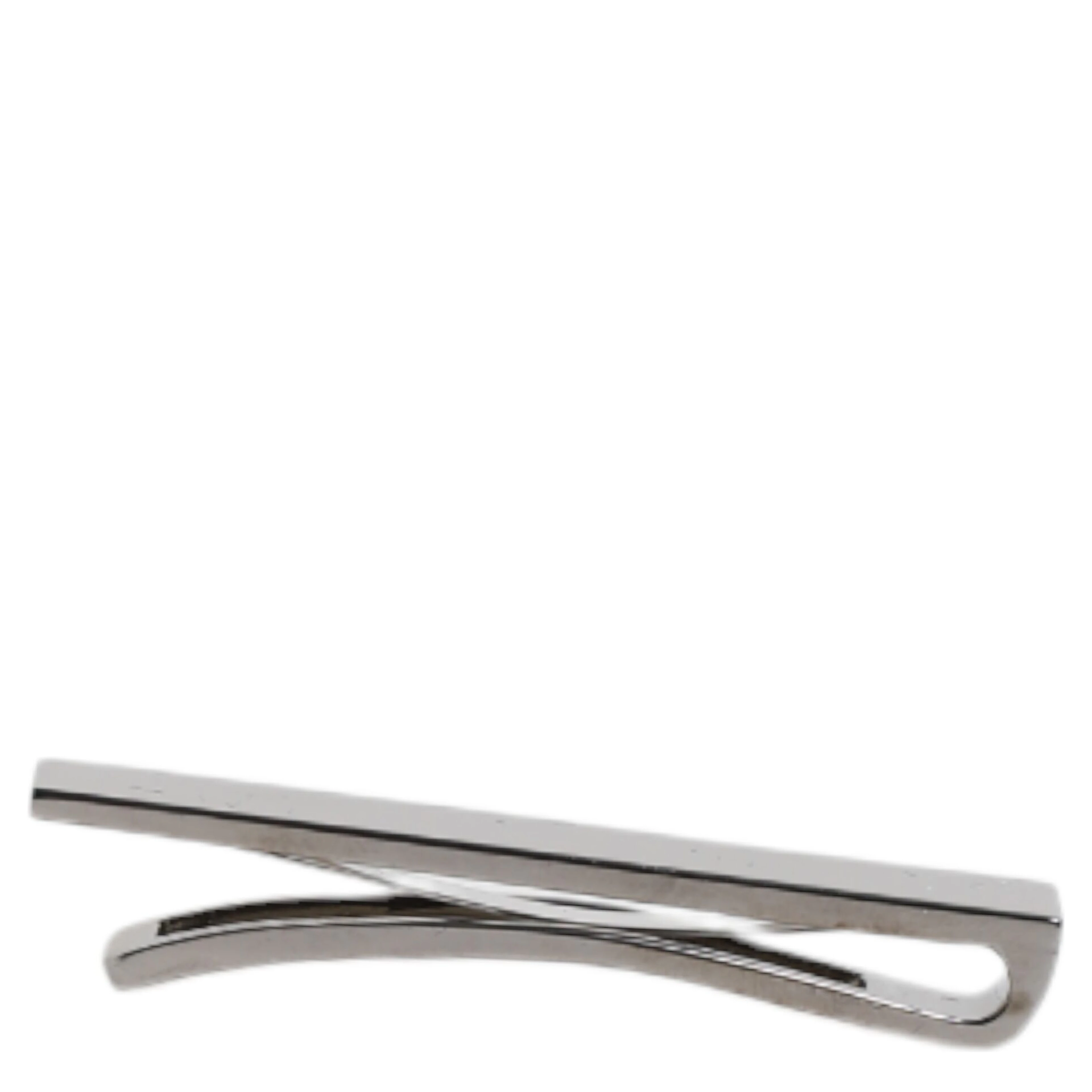 Black Tone Brass Logo Branded Tie Clip Bar