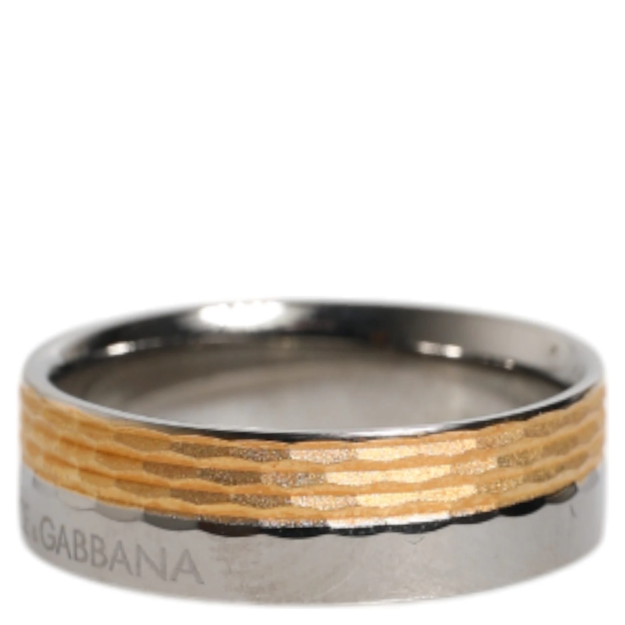 Gold Silver Tone Real Brass DG Logo Ring