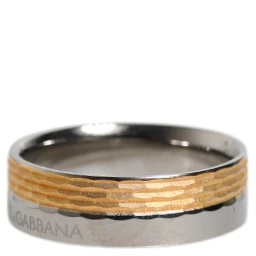 Gold Silver Tone Real Brass DG Logo Ring