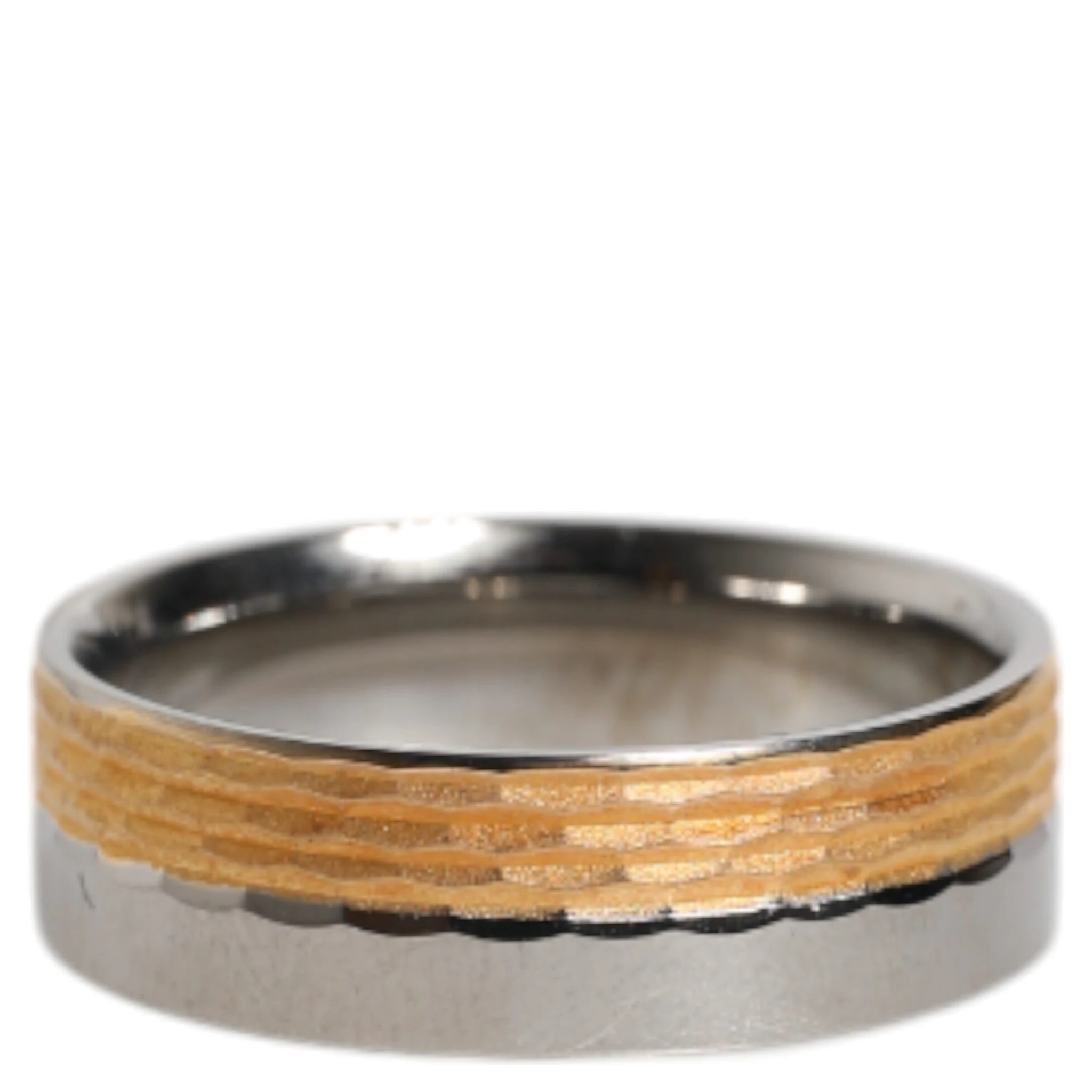 Gold Silver Tone Real Brass DG Logo Ring