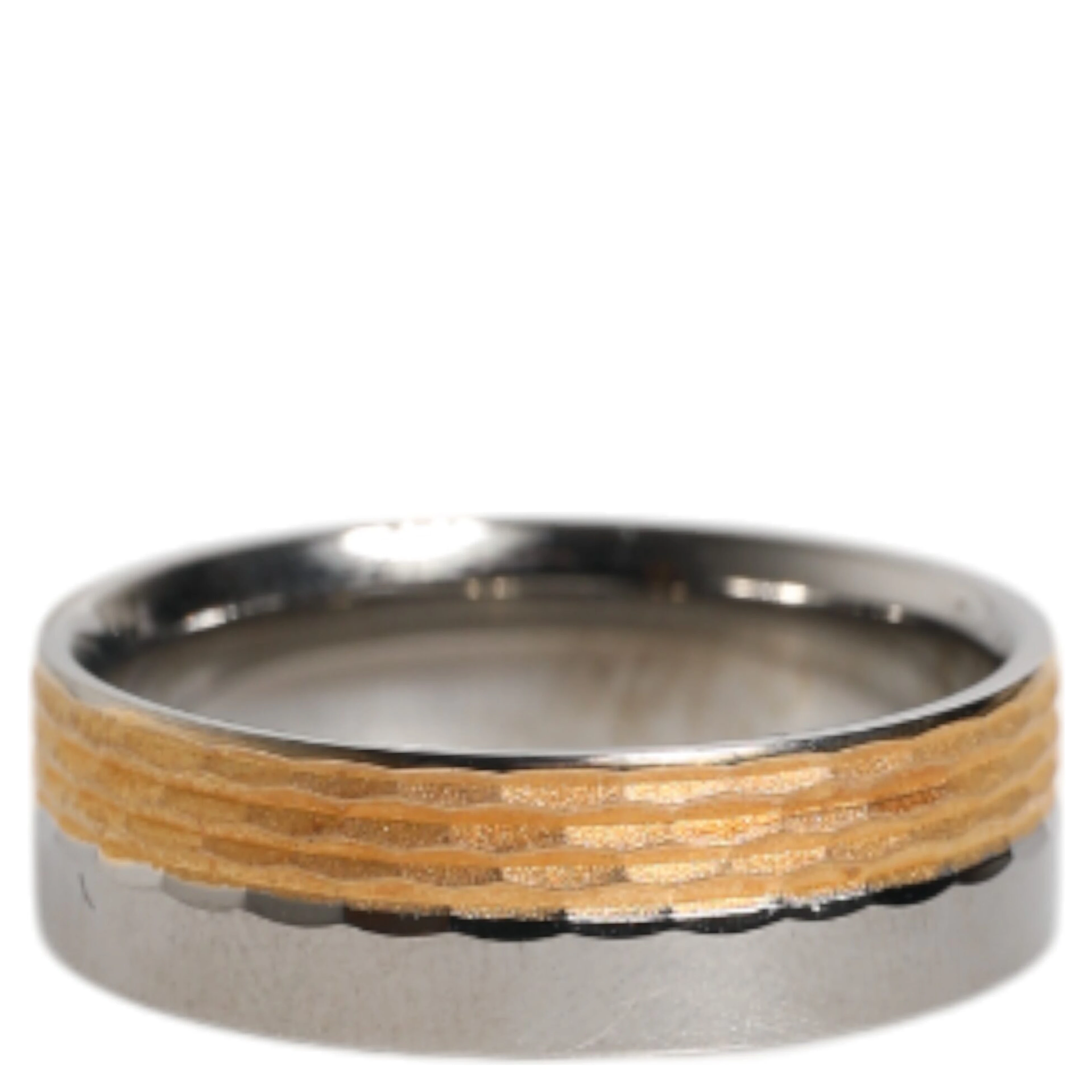 Gold Silver Tone Real Brass DG Logo Ring