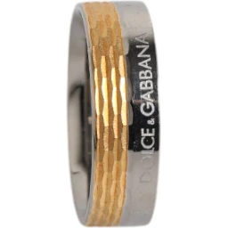 Gold Silver Tone Real Brass DG Logo Ring