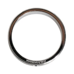 Silver Tone Brass Clear Crystal DG Logo Ring