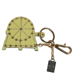 Multicolor Gold Tone Carretto Keychain Keyring