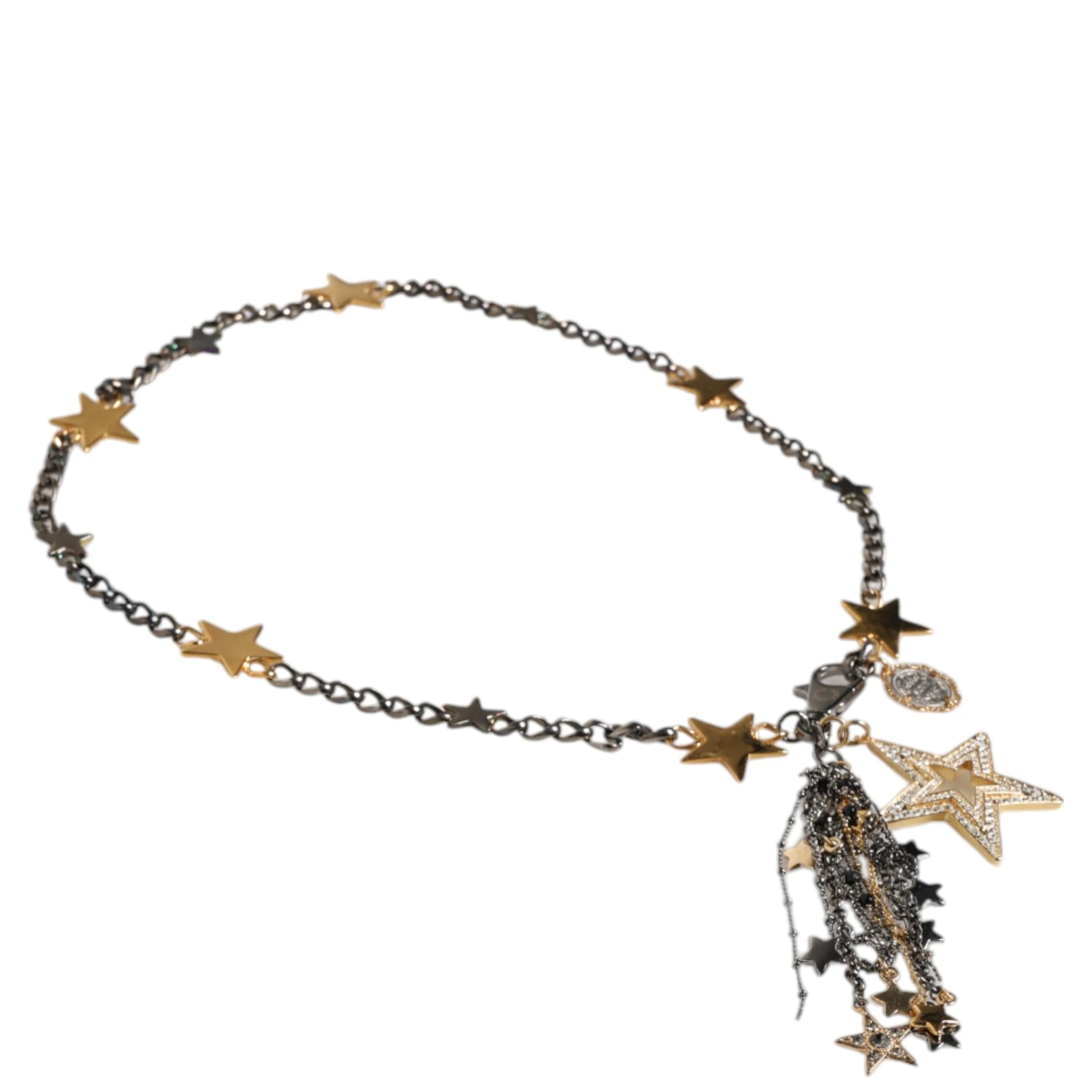 Silver Gold Brass Embellished Waist Chain Belt