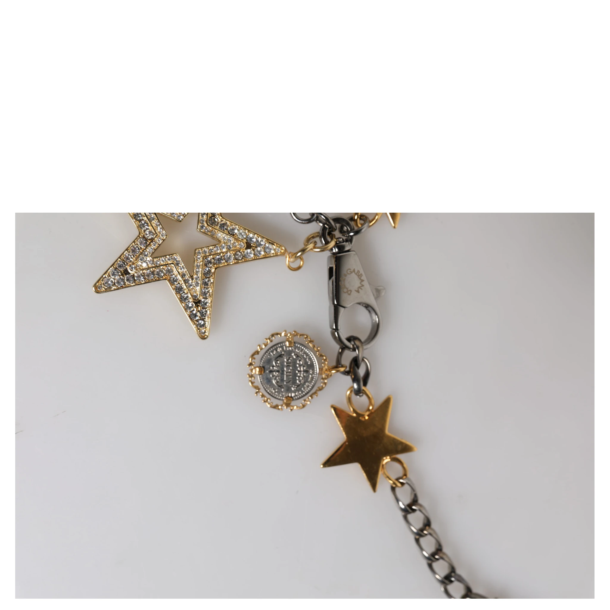 Silver Gold Brass Embellished Waist Chain Belt