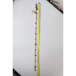 Silver Gold Brass Embellished Waist Chain Belt