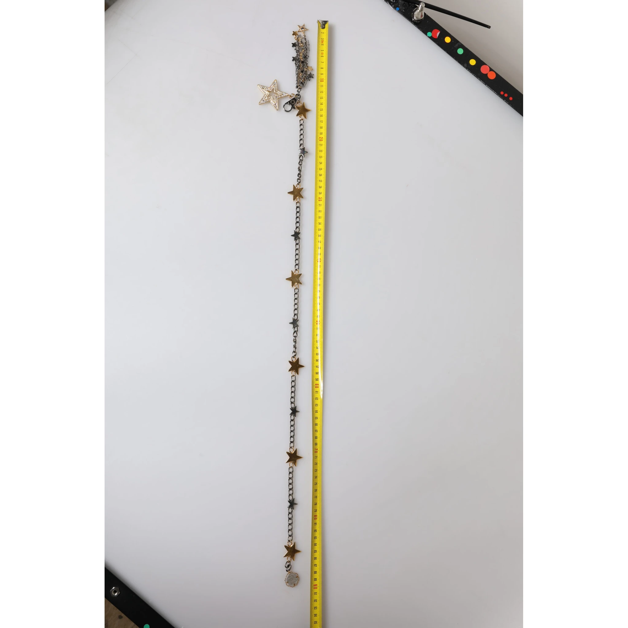 Silver Gold Brass Embellished Waist Chain Belt