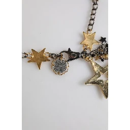 Silver Gold Brass Embellished Waist Chain Belt