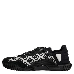 Black Logo Lace Up Low Top NS1 Sneakers Shoes