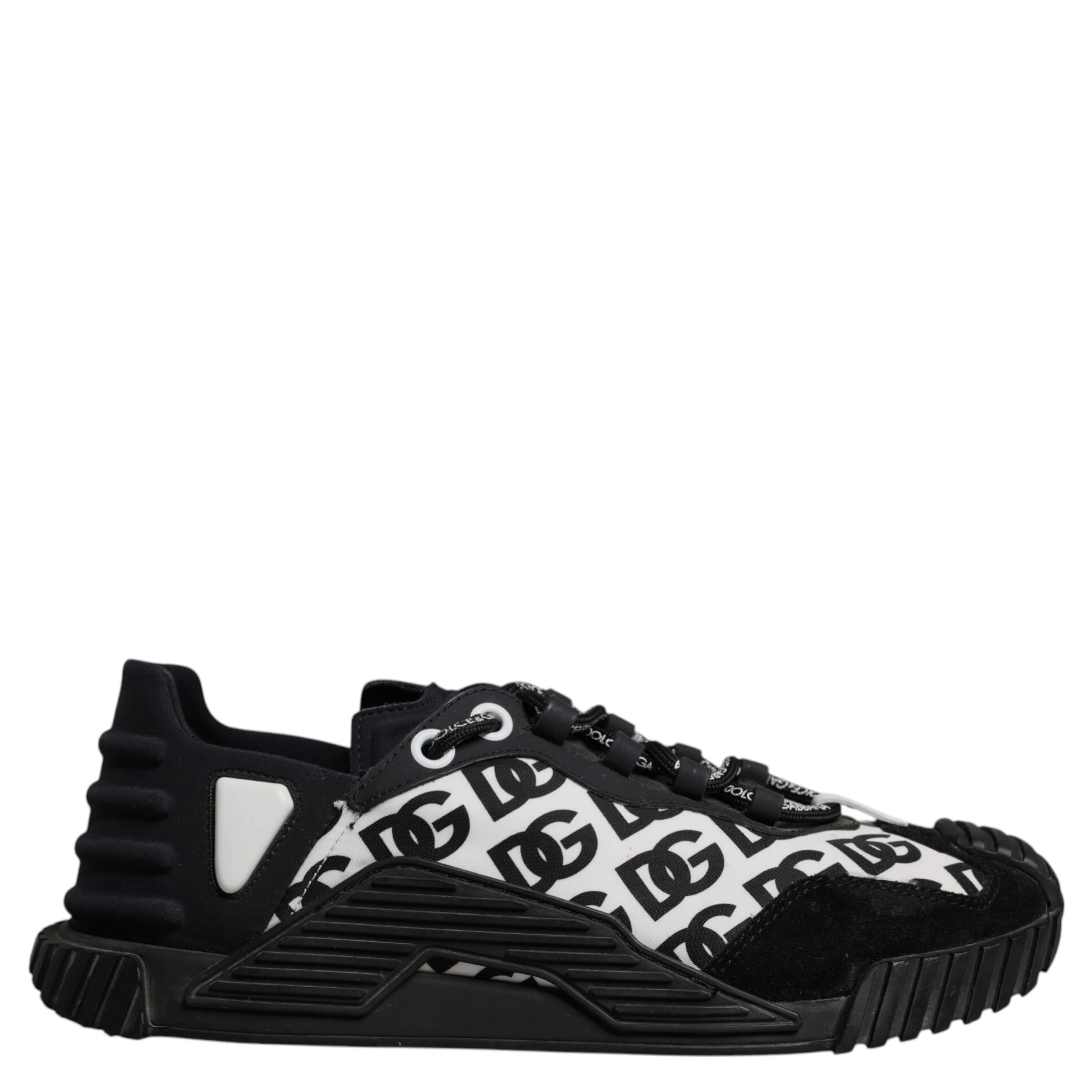 Black Logo Lace Up Low Top NS1 Sneakers Shoes