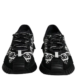Black Logo Lace Up Low Top NS1 Sneakers Shoes
