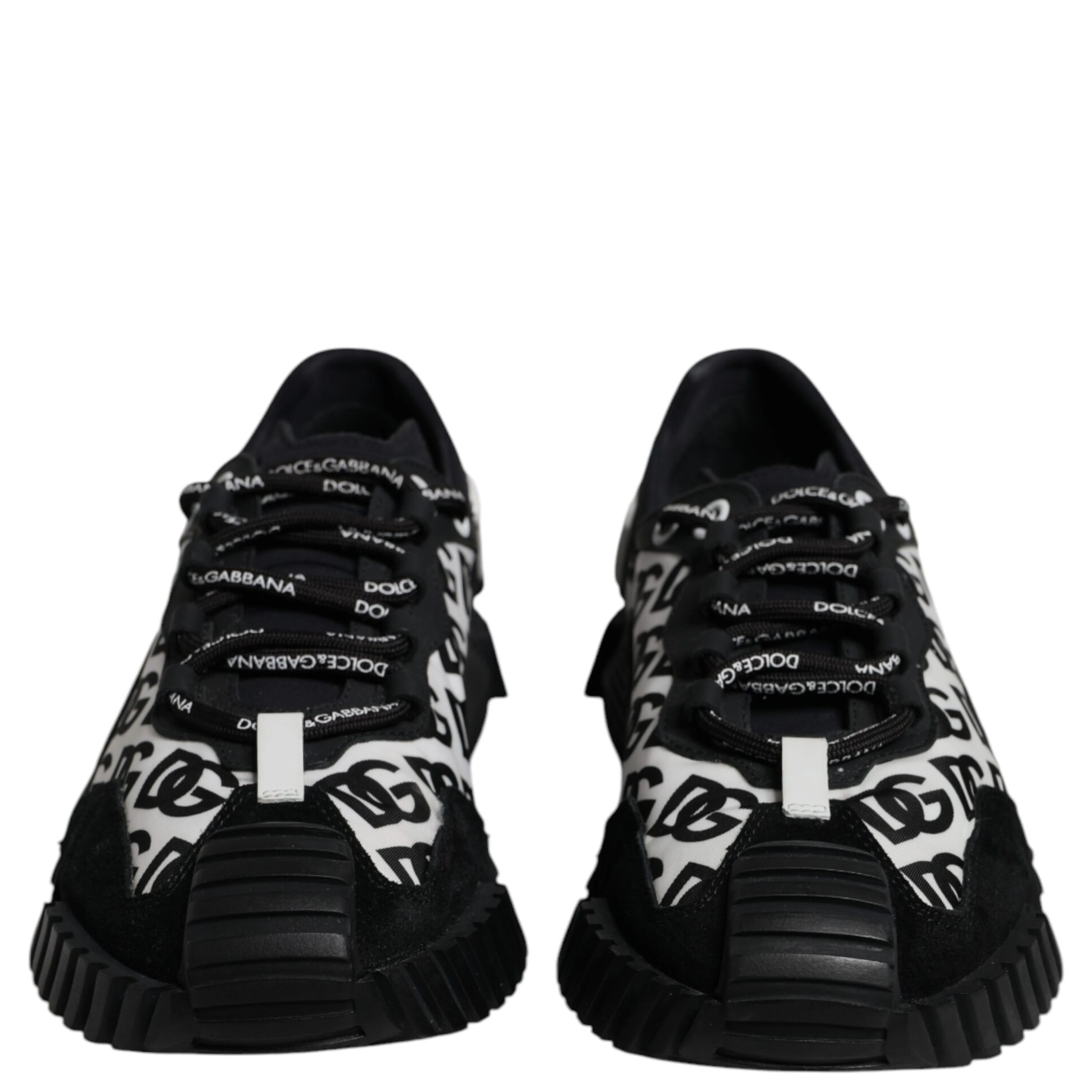 Black Logo Lace Up Low Top NS1 Sneakers Shoes