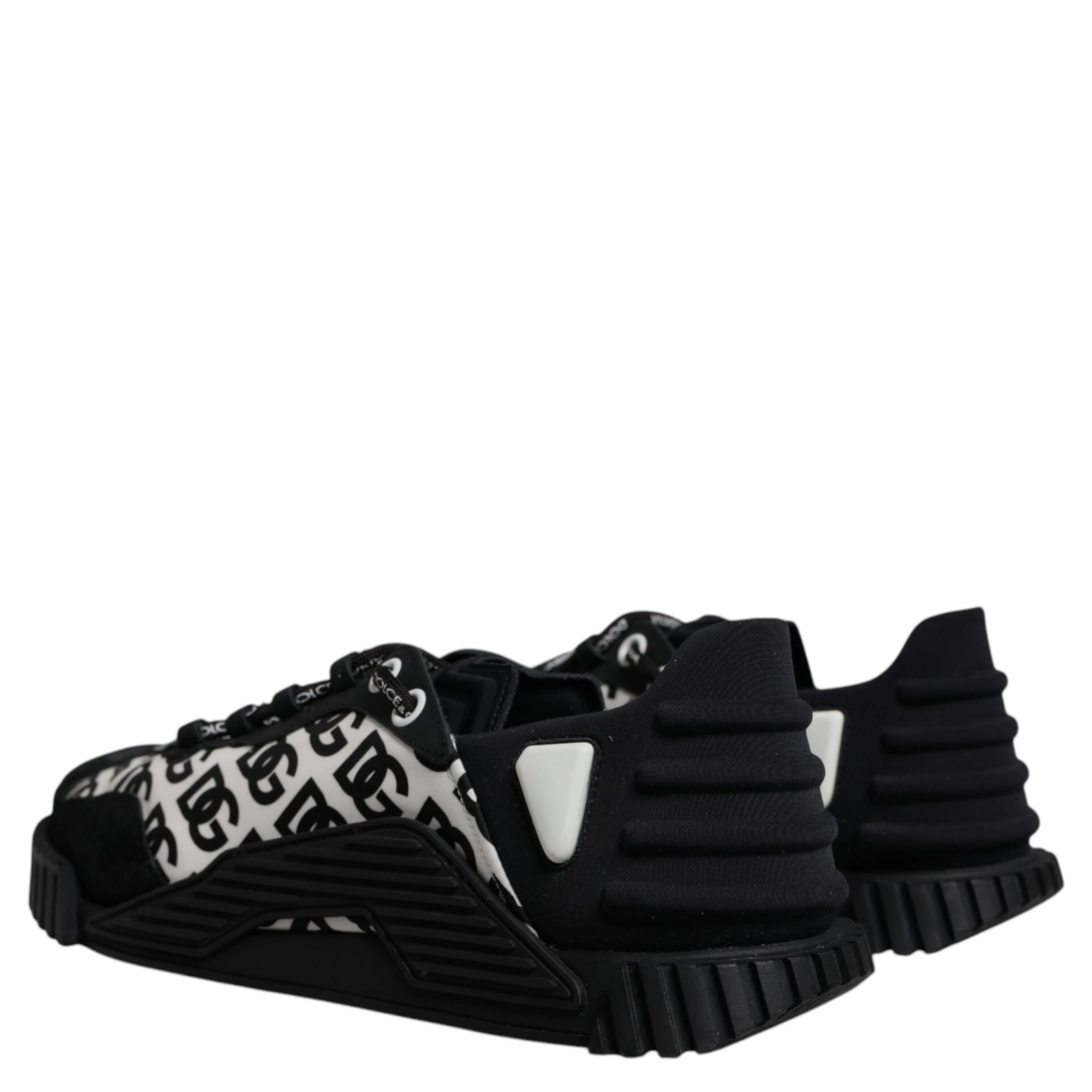 Black Logo Lace Up Low Top NS1 Sneakers Shoes