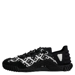 Black Logo Lace Up Low Top NS1 Sneakers Shoes