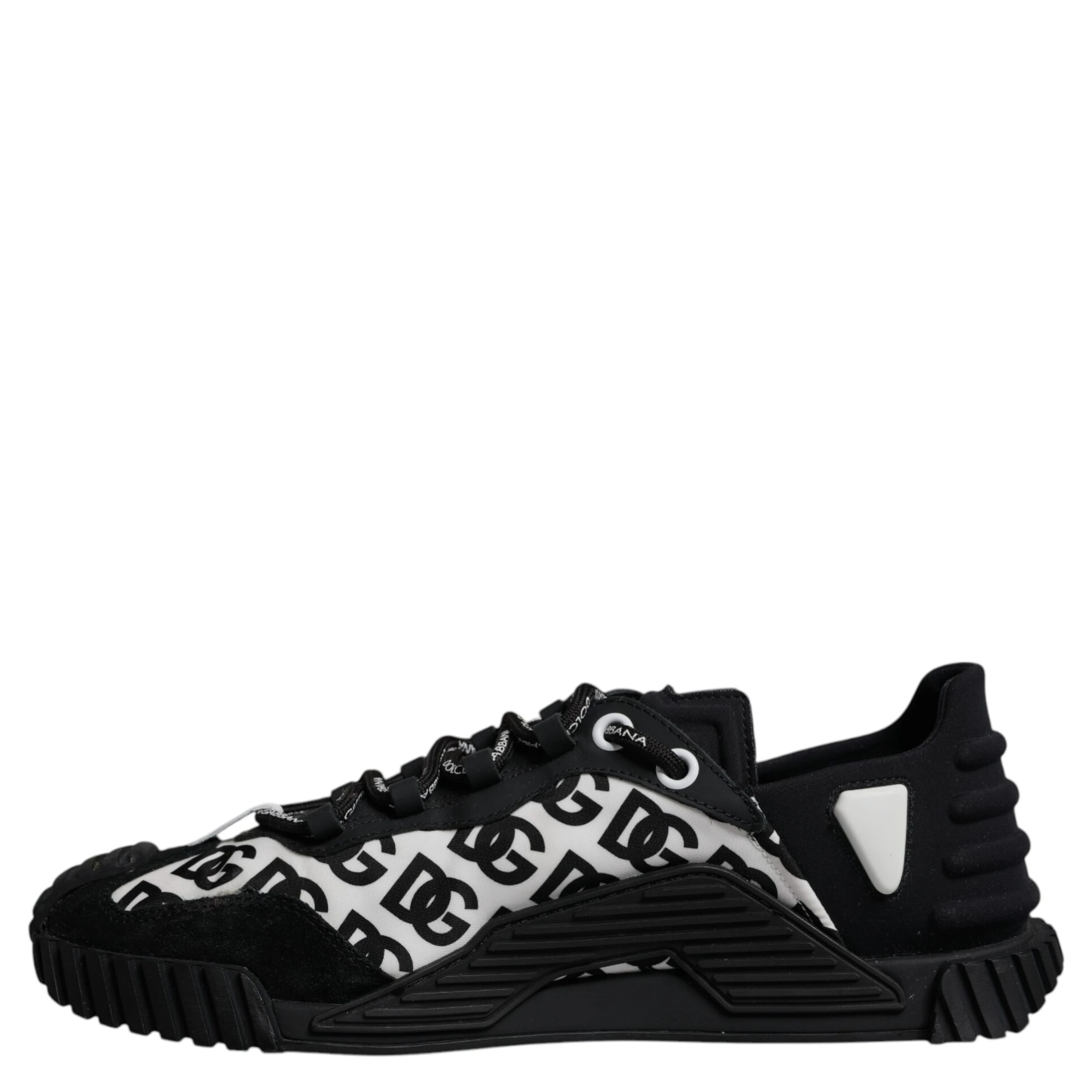 Black Logo Lace Up Low Top NS1 Sneakers Shoes