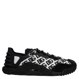 Black Logo Lace Up Low Top NS1 Sneakers Shoes