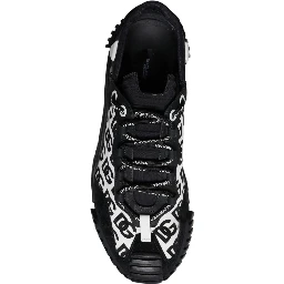 Black Logo Lace Up Low Top NS1 Sneakers Shoes