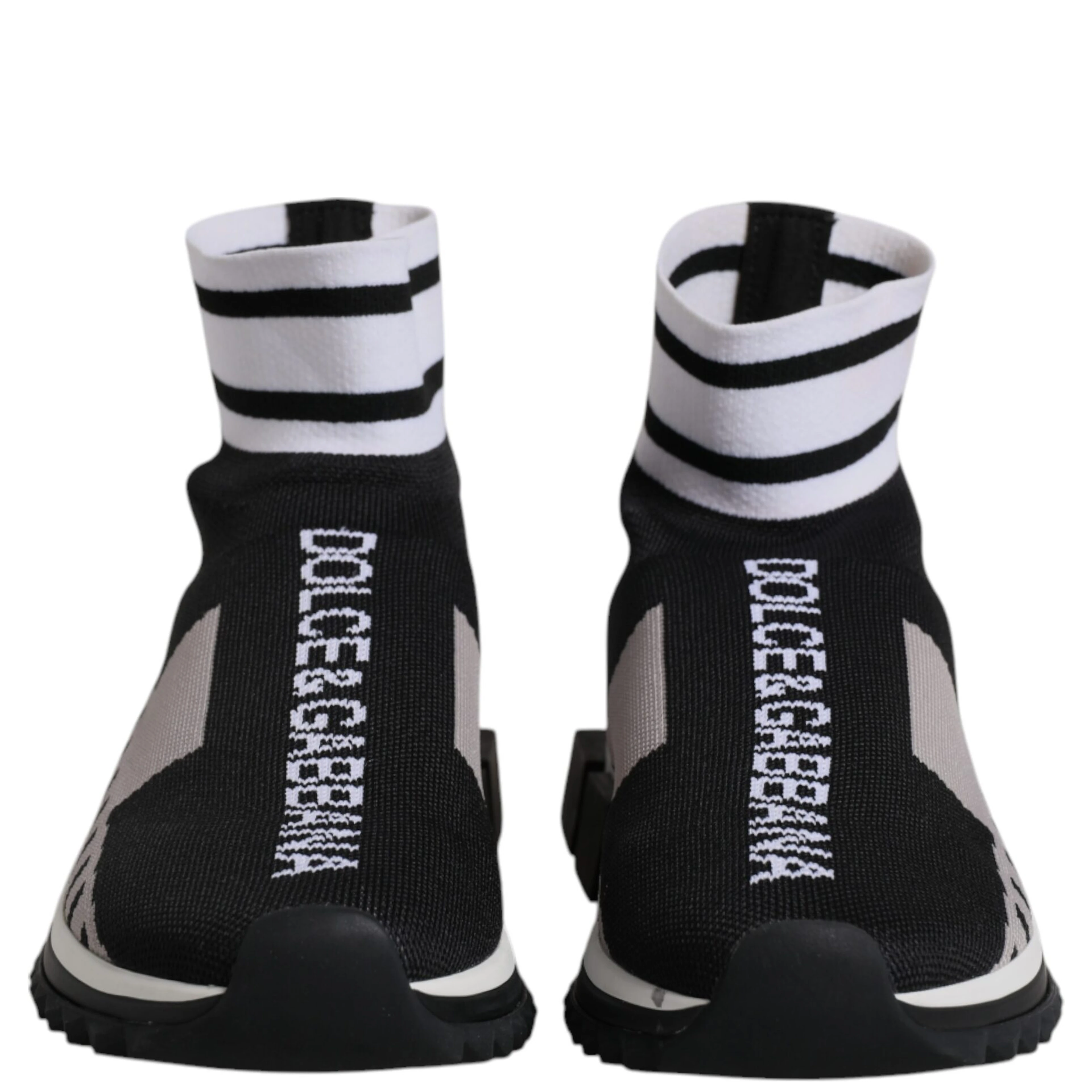 Black Gray Sorrento Socks Women Sneakers Shoes
