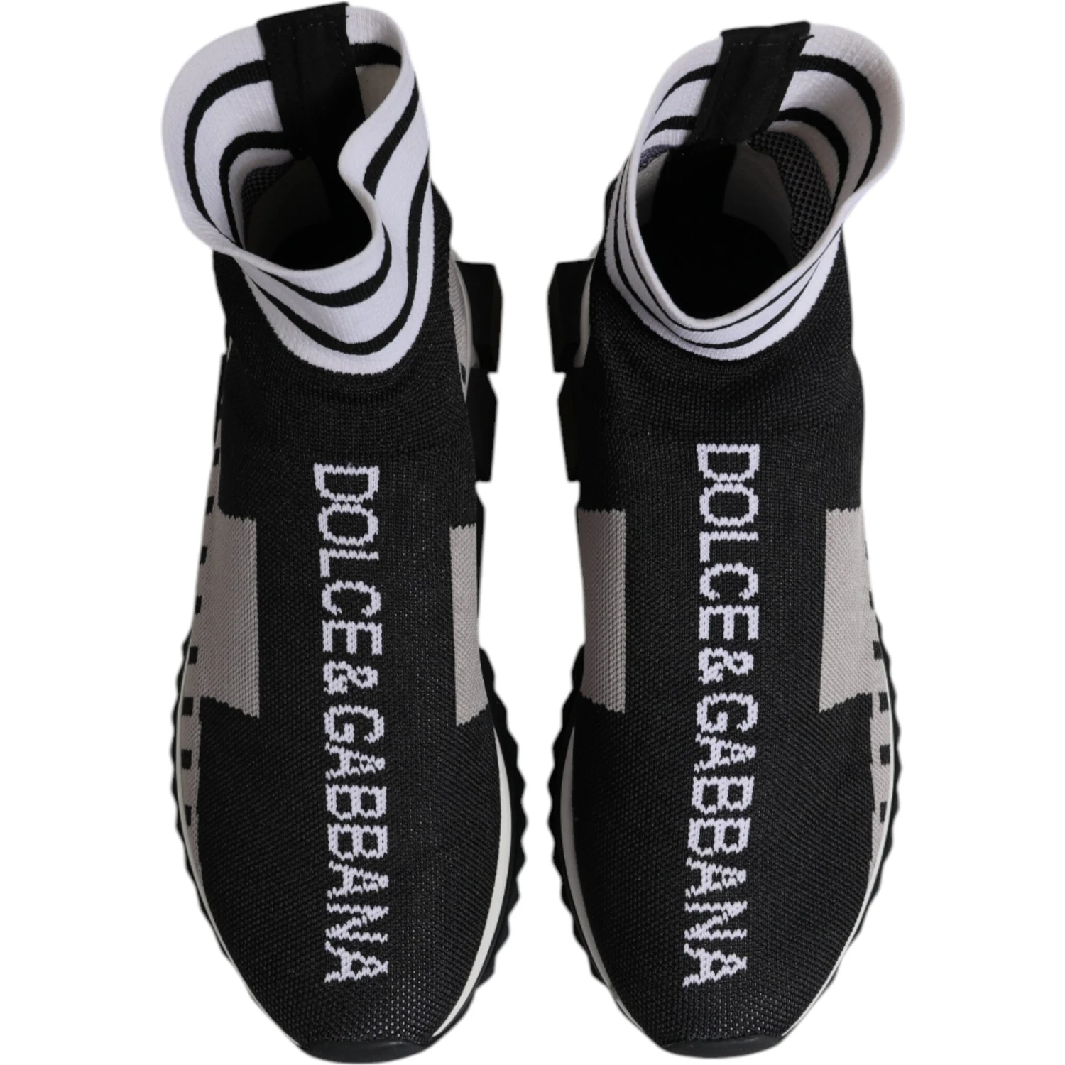 Black Gray Sorrento Socks Women Sneakers Shoes