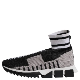Black Gray Sorrento Socks Women Sneakers Shoes