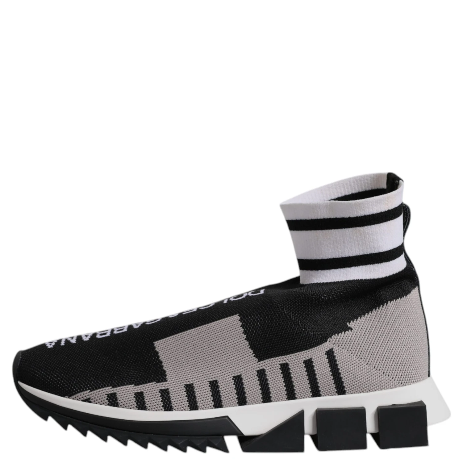 Black Gray Sorrento Socks Women Sneakers Shoes