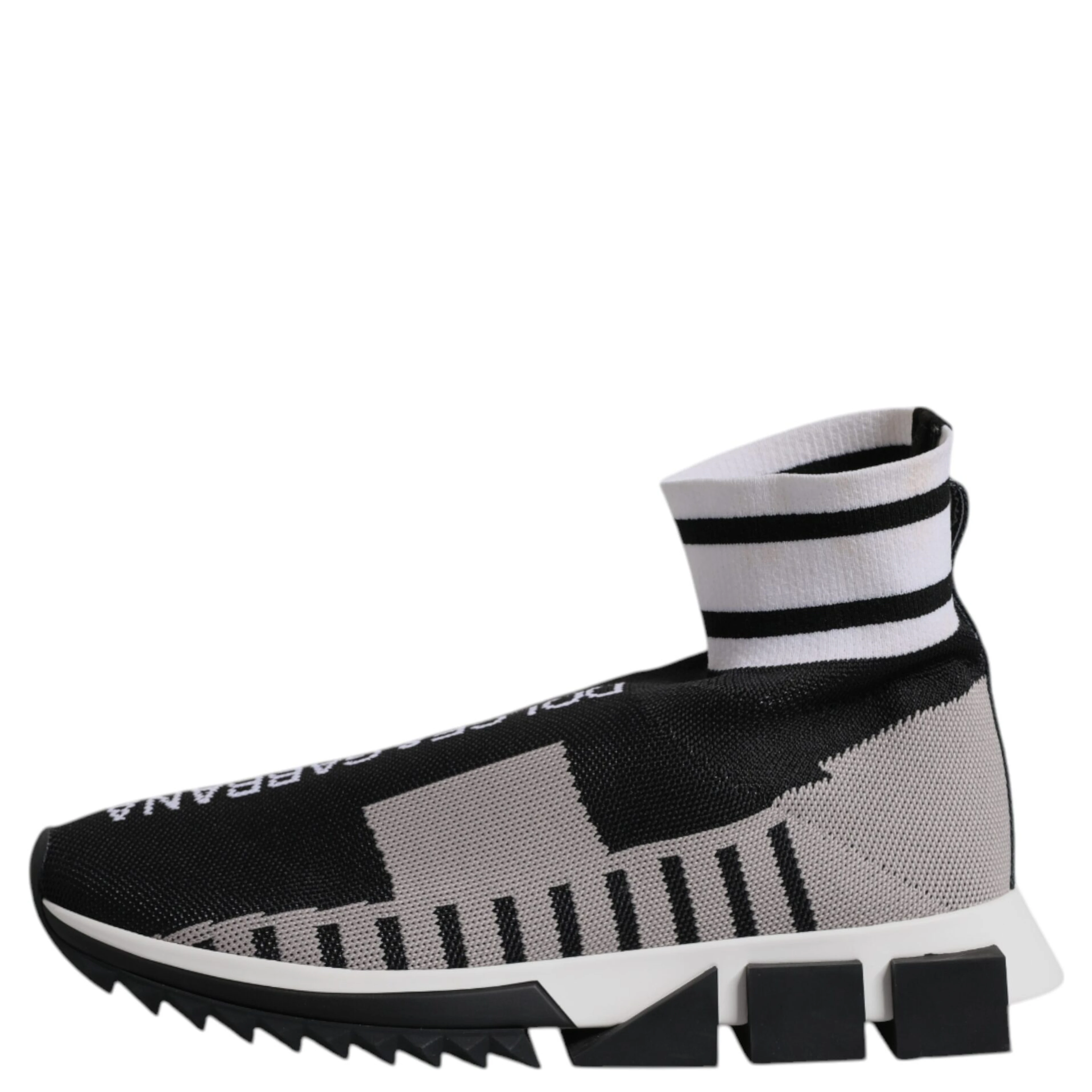 Black Gray Sorrento Socks Women Sneakers Shoes